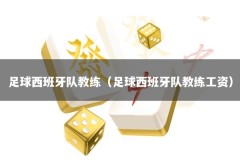 足球西班牙队教练（足球西班牙队教练工资）