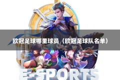 欧冠足球哪里球员（欧冠足球队名单）